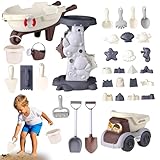 Spiele Sand , Set Eimer und Schaufel | Ausgrabungsspiel für Kinder ab 3 Jahren Sommeraktivitäten Garten Camping Pool Urlaub