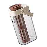 Spülmaschinenfeste, kaltgebrühte Kaffeekannen mit abnehmbaren Teilen, Eisbereiter, auslaufsicherer Behälter mit Griff und Deckel, Camping-freundlicher Brauer