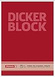 Brunnen 1052687 Briefblock / Schreibblock / Der dicke Block (A4, liniert, 100 Blatt, 60g/m²)