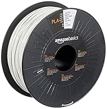 Amazon Basics 3D-Drucker-Filament aus PLA-Kunststoff, 1.75 mm, Hellgrau, 1-kg-Spule