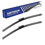 EMITHSUN® Scheibenwischerblätter Ersatz für Toyota Prius 2016–2021, die OEM-Qualität erfüllen, Frontscheibenwischerblätter-Set für mein Auto, 71,1 cm + 40,6 cm (2er-Set)
