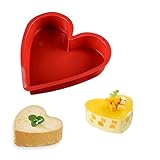 SWEET CANDY BAKERY Großes 25cm Herz Kuchen Backform aus Silikon Back Form Ofenform Backofenform