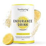 foodspring – Endurance Drink Zitrone Elektrolyte Pulvermischung 400 Dose – Hydration Pulver für Sport, Ausdauer & Energie – Isotonisches getränkepulver mit Mineralien, Dextrose & Maltodextrin