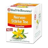Bad Heilbrunner Nerven-Stärke Tee im Filterbeutel, 12er Pack (12 x 8 Filterbeutel)