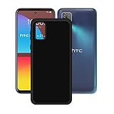 DQG Anti-Fall Schutzhülle für HTC Desire 21 Pro 5G Hülle, Weiche Flexibel Handytasche Schwarz TPU Handyhülle Silikon Tasche Schale rutschfest Case Cover für (6.70')