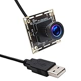 ELP 16MP USB-Kameramodul Weitwinkel 110 Grad Keine Verzerrung Objektiv Webcam, Ultra HD 3496P USB-Kamera, Plug and Play Embedded Kamera in 3D-Drucker-Industrie für Android Windows Mac
