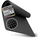 NEOLYMP Bodenschutzmatte Fitnessgerät (60 x 120 cm) - Laufband Matte 8mm Dicke - langlebig, rutschfest & stoßdämpfend - Fitness Unterlegmatte für Crosstrainer - Gymnastikmatte, Fitnessmatte