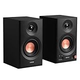Edifier MR3 Studio-Monitor-Lautsprecher, Hi-Res-Audio-Zertifiziert, Bluetooth V5.4, aktive Bücherregal-Lautsprecher, 2.0 Computer-Lautsprecher mit Kopfhörerausgang, RCA AUX symmetrischer TRS-Eingang,