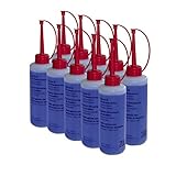 IDEAL 9000611 Spezialöl für alle Aktenvernichter-Modelle und Marken (je 200 ml Flasche, 10-er Pack)