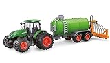 Amewi 22637 RC-Traktor mit Güllefass, Sound & Licht, 1:24 RTR grün