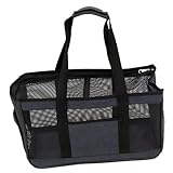 Happyyami Tasche Für Haustiere Reisekoffer Kätzchen Reisebrieftaschen Reise-welpentransportbox Von Der Fluggesellschaft Zugelassene Hundetasche Sommer Tragetaschen Oxford-Stoff Blue