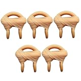Xweptuy Nasenstopfen zum Schwimmen mit String 5pcs Silikon -Nasenstopfen für Kinder und Erwachsene 0, 8 x 1 tragbare Ersatz -Hautfarbe für das Training, Wettbewerb, Wettbewerb