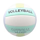 Generisch Beach Volleyball Indoor Outdoor – Trainingsball Weicher PU, Leder Ball Für Training, Spiel Sportaktivitaten Fitness Jugendliche Erwachsene | Multipurpose Outdoor Indoor Utility