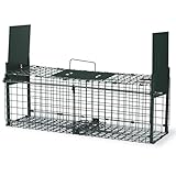 Agrarzone Kastenfalle mit 2 Türen 62 x 19 x 21 cm - Robuste Marderfalle & Rattenfalle - Hohe Fangquote für Marder, Ratten & Siebenschläfer