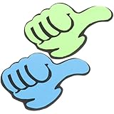 PRETYZOOM 2 Stück Teiliges Deko Weichem Inspirierende für Sportveranstaltungen Partys und Cheerleading Wiederverwendbar Blau Grün