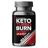 KETO TURBO BURN® - Stoffwechsel Kapseln - Appetitzügler hochdosiert mit Glucomannan - Unterstützung für Abnehmen - Nahrungsergänzungsmittel ohne künstliche Zusätze, 60 Premium Kapseln