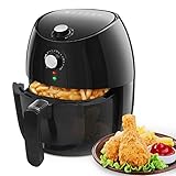 Heißluftfritteuse XL , 3.5L ,1500W Airfryer , Frittieren ohne Öl , Heißluft Fritteusen , Antihaft-Frittierkorb , Automatische Abschaltfunktion , ölfrei , Leicht zu reinigen , BPA-frei