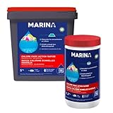 MARINA Shock-Chlorine schnelles Handeln, Schockdesinfektion, Chlortabletten, Chlor Schock, Schock Chlorung, 1 Tablette für 10m3