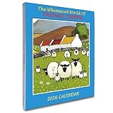 Tischkalender 2026 – Thomas Joseph – mit lustigen Schafen, Kühen und Pferden – Schreibtisch-Organizer-Planer