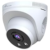 NIVIAN WiFi-6 2K Sicherheitskamera für Innenräume – Deckenmontage, Dual-Nachtsicht, Intelligente Bewegungserkennung mit KI, Zwei-Wege-Audio und Cloud-Speicher für CCTV-Set