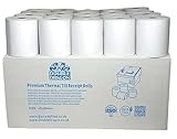 Double Dragon Thermopapier-Kassenrollen, 80 x 80 mm, geeignet für EPOS Epson, Star, Samsung, Bixolon, POS-Terminals, 10 Rollen