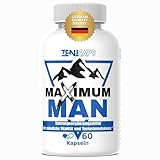 ZENICAPS MAXIMUM MAN Original | Für aktive Männer – mit Zink für den Testosteronspiegel* | Einfache Anwendung | mit L-Arginin, Tribulus Terrestris, Maca, Ashwaganda