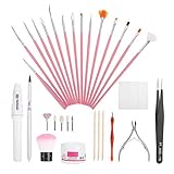 Professionelles Nagel Werkzeugset Nagelkunstwerkzeug Schleifen Nagelwerkzeug Kit For Marmorierwerkzeuge Kit Nagelwerkzeug Kit For Marmorierwerkzeuge Professionelles Edelstahl