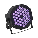 36 UV LED DMX Bühnenlicht Schwarz Stroboskop Farbwechsel Disco Party Bar Licht Effekt Scheinwerfer für Decke Wand Boden