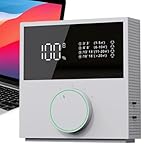 dzqad Luftreiniger - 3 Geschwindigkeiten USB-Aufladbar Mit LED-Display,Luftreiniger | Für Badezimmer Wohnzimmer Spa Yoga Meditation Klassenraum Hotel Klinik Restaurant Reise Schreibtisch
