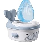 Kids Töpfchentraining Toilette,Tragbarer Reise Töpfchen - Rutschfester Boden Tragbar Toilette Für Zuhause Badezimmer Reisen Schule Kindergarten Mädchen Ab 6 Monaten Bis 6 Jahre