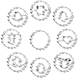Weihnachten Linzer Ausstecher Set, 9pcs Klein Ausstechform , Keksausstecher Keks Form,