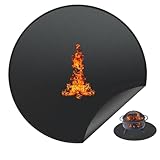 Feuerstellenmatten für unter Feuerstelle Hitzebeständige feuerfeste Matte 24x24 Zoll Matte tragbar und wiederverwendbar