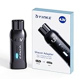 4.3V Typ-C Rasierer Ladegerät Adapter Ladekonverter für Philips Oneblade QP2510/QP2515/QP2520/QP2620 mit Ladeanzeige, A00390 USB-C Elektrorasierer Charger Adapter Ersatzadapter (ohne Kabel)