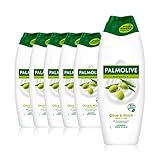 Palmolive Cremebad Naturals Olive & Milch 6 x 650ml - Schaumbad für ein sanftes Hautgefühl