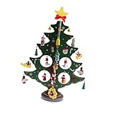 KONTONTY DIY Unvollendete Weihnachtsbaum Dekoration 1 Box Holz Weihnachtsbaumzubehör Für Kreative Weihnachtsgestaltungen Ideal Für Individuelle Weihnachtsbaumverzierungen Und