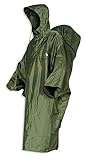 Tatonka Cape XL - Wasserdichter Regenponcho mit integriertem Rucksack-Regenschutz und Kapuze mit Schnürzug - Inklusive Beutel - Größe XL (cub)