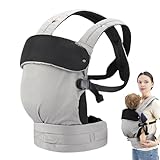 Kinderfronttrage - Ergonomisch Verstellbar Leicht Und Weich Für Outdoor Aktivitäten - Kinder Tragehilfe | Für Väter Unterwegs Beim Einkaufen Tägliches Tragen Und Ausflüge Mit