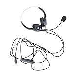 UPKOCH Lautsprechermikrofon Lautsprecher mikrofon Speaker mic High Strength Microphone Noise Reduction Microphone am Kopf befestigtes Mikrofon kabelgebundenes Mikrofon Black