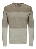 ONLY & SONS Male Strickpullover Normal geschnitten Rundhalsausschnitt Pullover