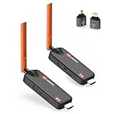 2025 Wireless HDMI, HDMI Wireless Transmitter and Receiver bis zu 4 RX, 4K Decoding HDMI Funkübertragung 5G/1080P Funk HDMI Extender Streaming Video für Laptop, Kamera zu TV, Projektor, 165FT/50M