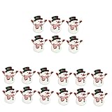 COHEALI 150stücke Schneemann-holzknöpfe Mit Zwei Löchern Dekorative Knöpfe Für Nähen Und -bastelprojekte Gemischte Farben