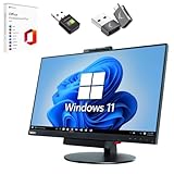 Lenovo All In One ThinkCentre TIO24 Gen3 24″ Full HD | Intel Core i5-8500T | Display Port USB 3 | 16 GB | 512 GB | 24 Zoll FullHD Webcam Windows 11 Pro (Generalüberholt)