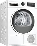 Bosch WQG241000 Serie 6 Wärmepumpen-Trockner, 9 kg, Sensitive Drying System textilschonende Trommelstruktur, AutoDry optimale Trocknung, AntiVibration Design mehr Standfestigkeit