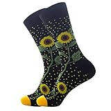Generisch wadenstrümpfe 6 Paar FrüHlings- Und - Bedruckte MittelgroßE Herren-RöHrensocken laufsocken damen