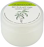 GREENDOOR reines Bio Kokosöl Virgin 200ml kaltgepresst nativ naturbelassen, natürlicher Kokosnuss-Duft, Massage-Öl Körperöl Hautpflege Körper-Pflege Haarpflege Naturkosmetik Rasieröl