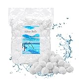 Forever Speed 1400g Filterballs für Sandfilteranlagen, Geeignet für Pool Filter, Schwimmbad und Aquarien Filteranlage, Poolreinigung Zubehör.Weiß Filterballs