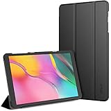 JETech Hülle für Samsung Galaxy Tab A 10,1 2019 (SM-T510/T515), Dünn Ständer Harter Rücken Abdeckung Schutzhülle (Schwarz)