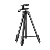 GRIFEMA Stativ Kamera Handy faltbar mit Bluetooth Fernbedienung - Stativ für Smartphone, Stativ Aluminium Tragkraft 2,5KG, Schwarz