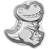 Wilton Dinosaurier-Kuchenform, Kinder 3D Geburtstagskuchenform, Silber, 1 - Pack