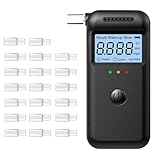 FIVAVA Alkoholtester Digital, Professionelles Atemalkohol-Messgerät mit LCD-Anzeige für Zuhause, Partys & Autofahrer | Hochgenauer Promilletester
